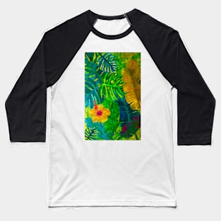 Tropical Garden Baseball T-Shirt